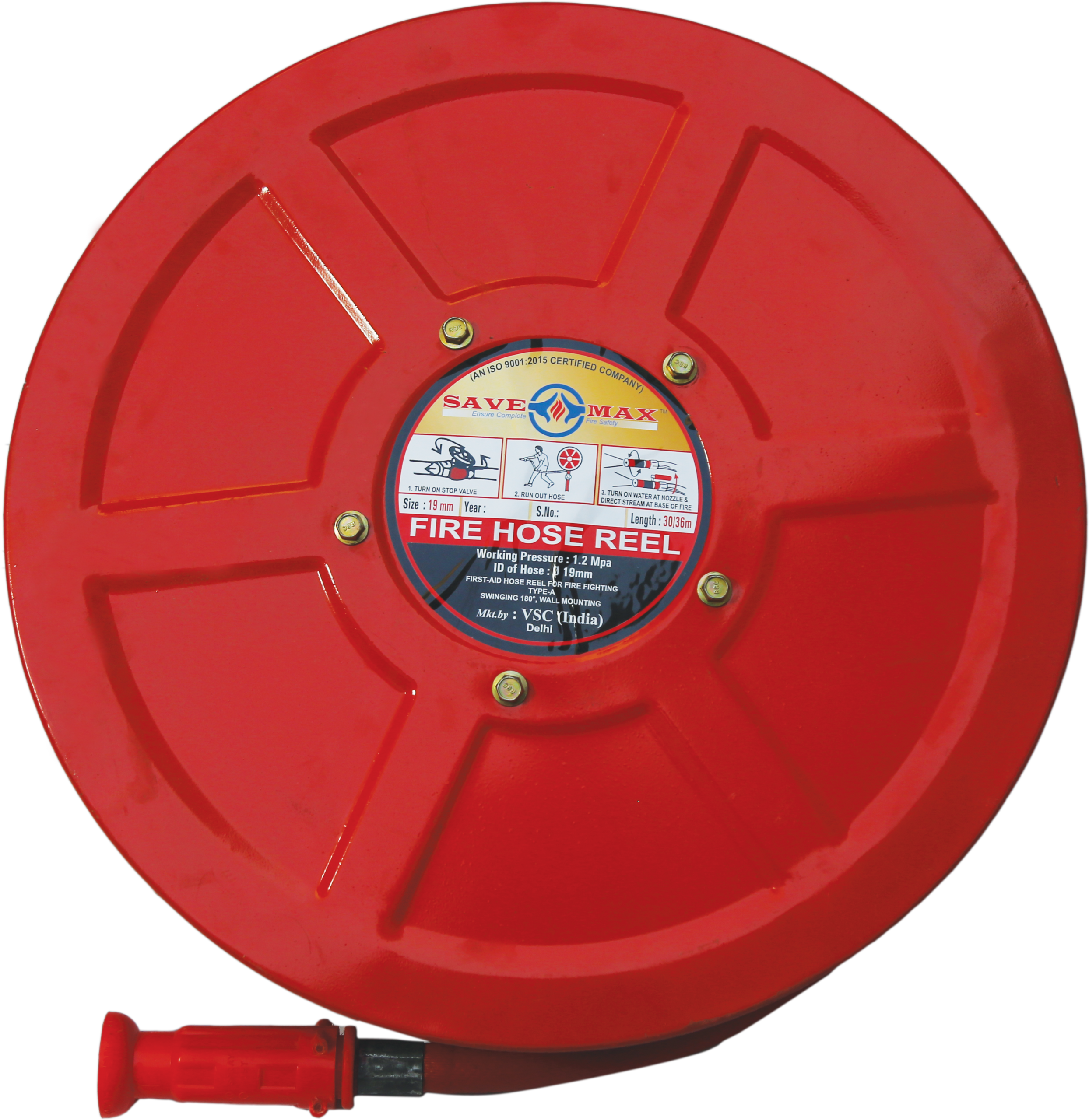 Savemax First Aid Hose Reel Malaysian Type