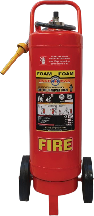 Trolley Mounted Fire Extinguisher