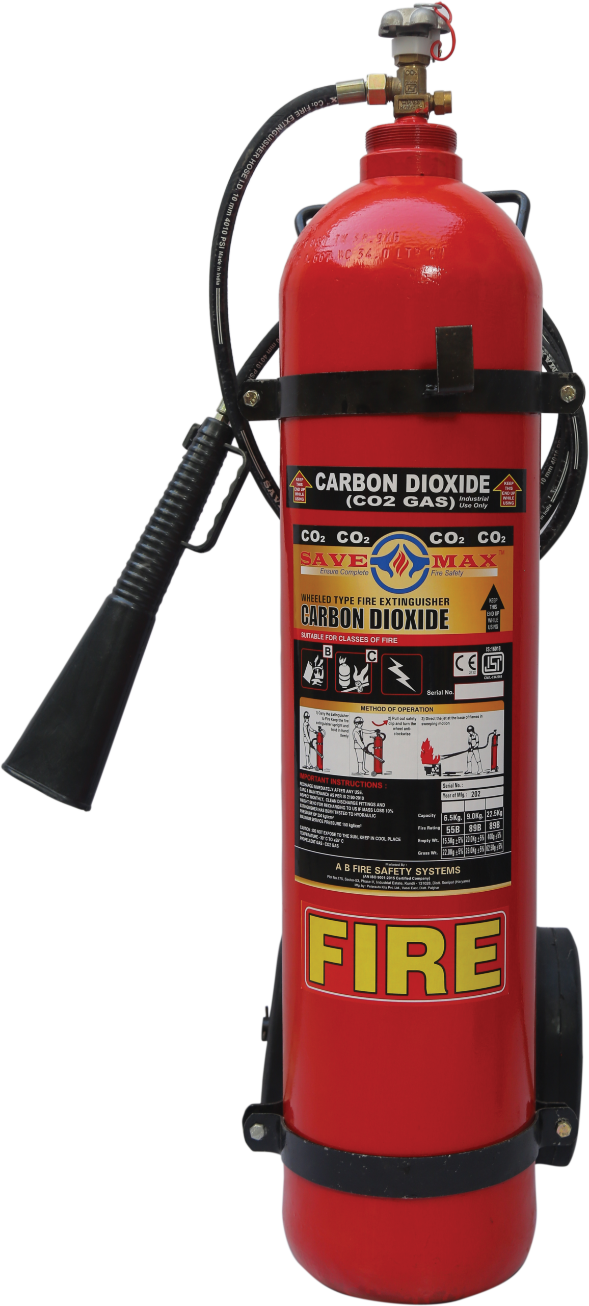 Savemax CO2 Trolley 22.5kg