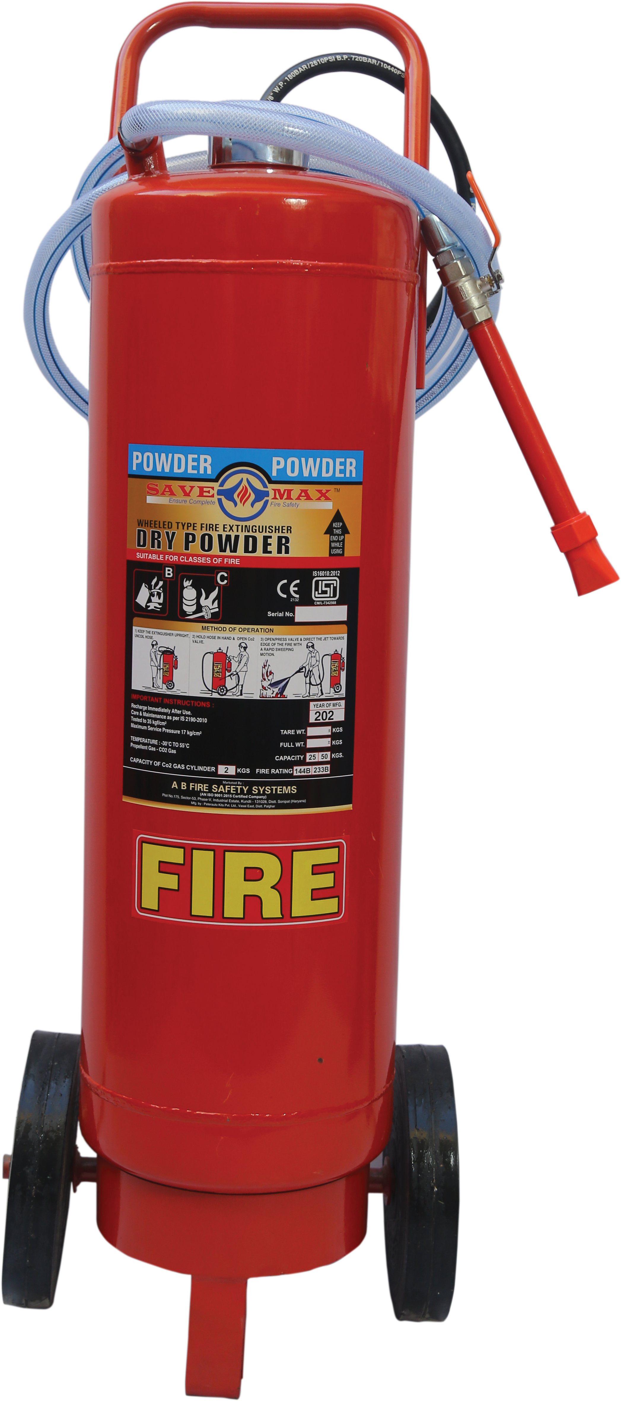 Savemax DCP Trolley 50Kgs Co2