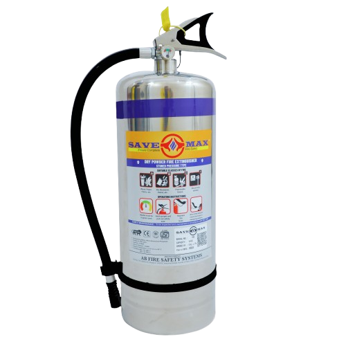 Savemax ABC Stored Pressure Stainless Steel Fire Extinguisher 6Kg