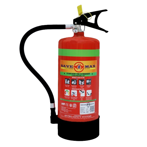 Savemax Clean Agent Stored Pressure Fire Extinguisher 4Kg