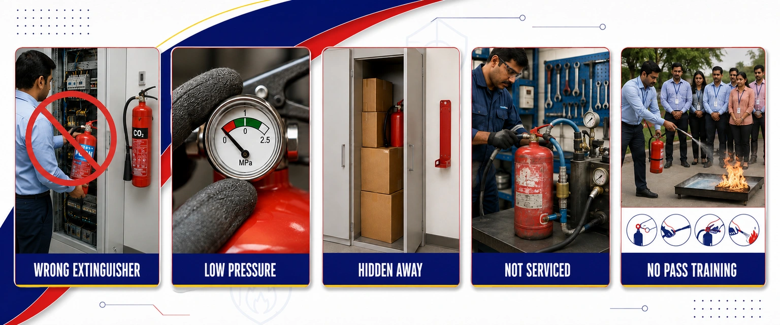 Common Fire Extinguisher Mistakes to Avoid
