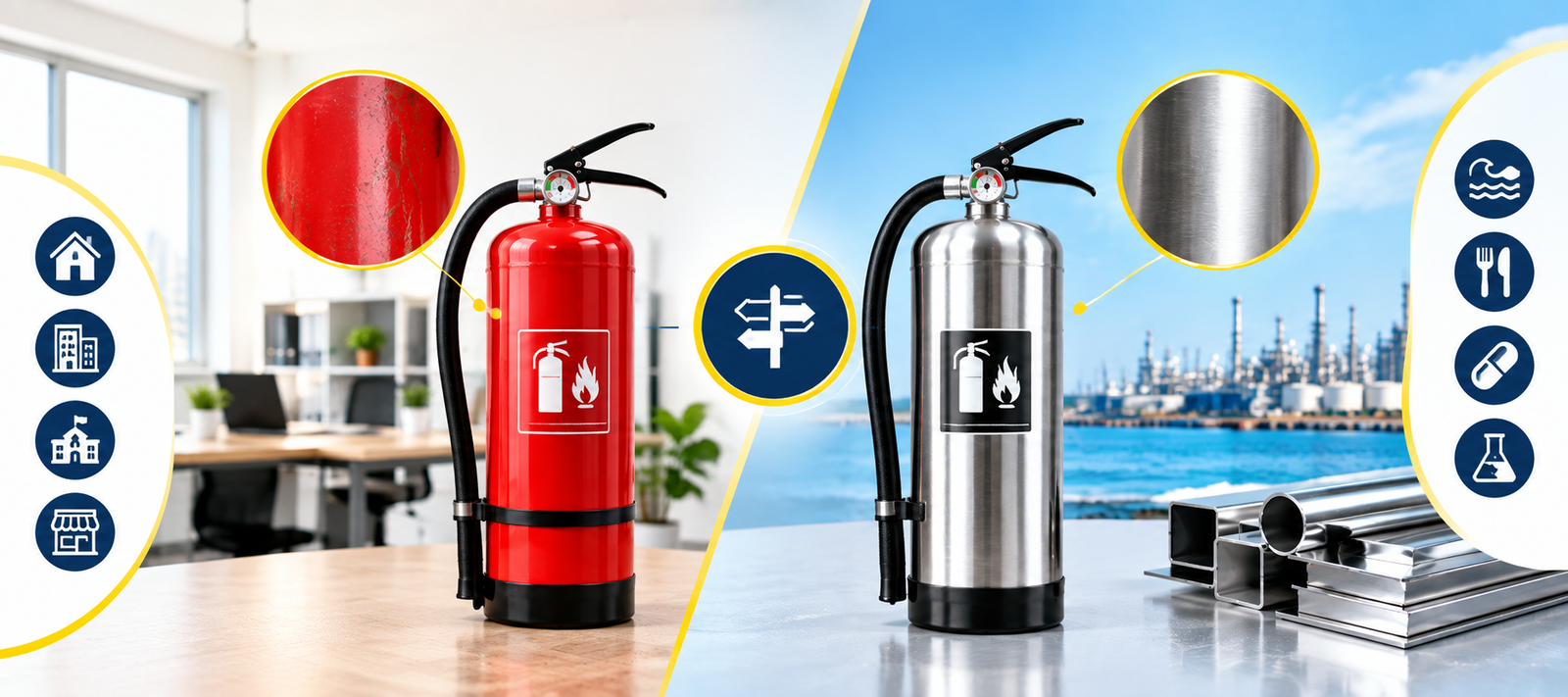 How to Choose Between MS and Stainless Steel Fire Extinguishers for Your Property 4