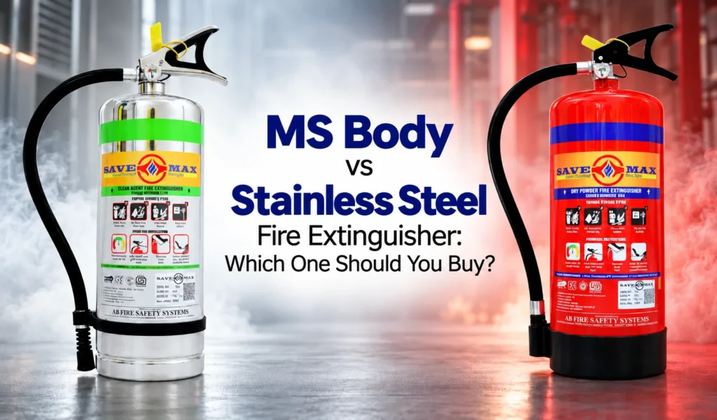 MS Body vs Stainless Steel Fire Extinguisher: Which One Should You Buy?